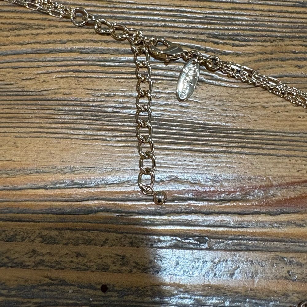 Style & Co. Gold Multi-Layer Gold Tone Necklace with Beads - Picture 9 of 11